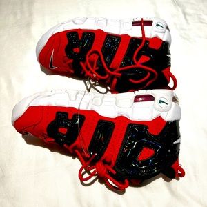 Nike Uptempo Varsity Bulls Red